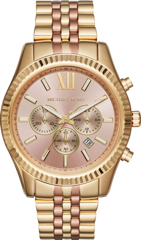 michael kors blair watch two tone|michael kors lexington chronograph watch.